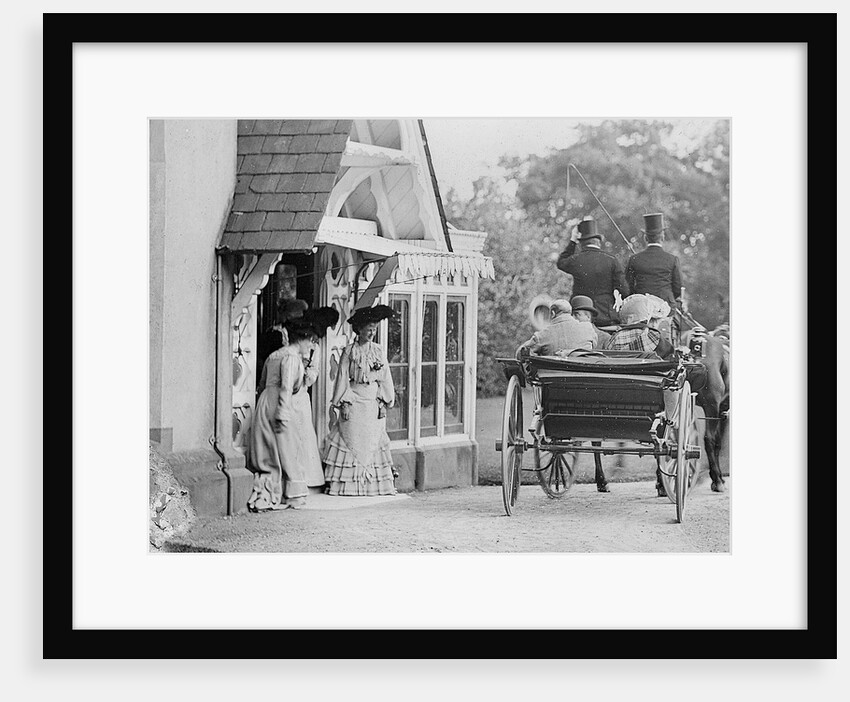 Edward VII & Queen Alexandra, Cronkbourne, Isle of Man by George Bellett Cowen